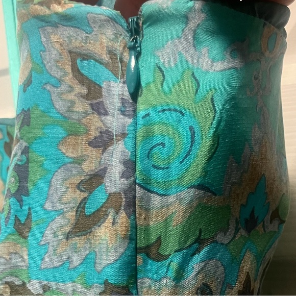 J Crew - Women’s Silk Paisley Dress - Size 10 - Picture 5 of 9